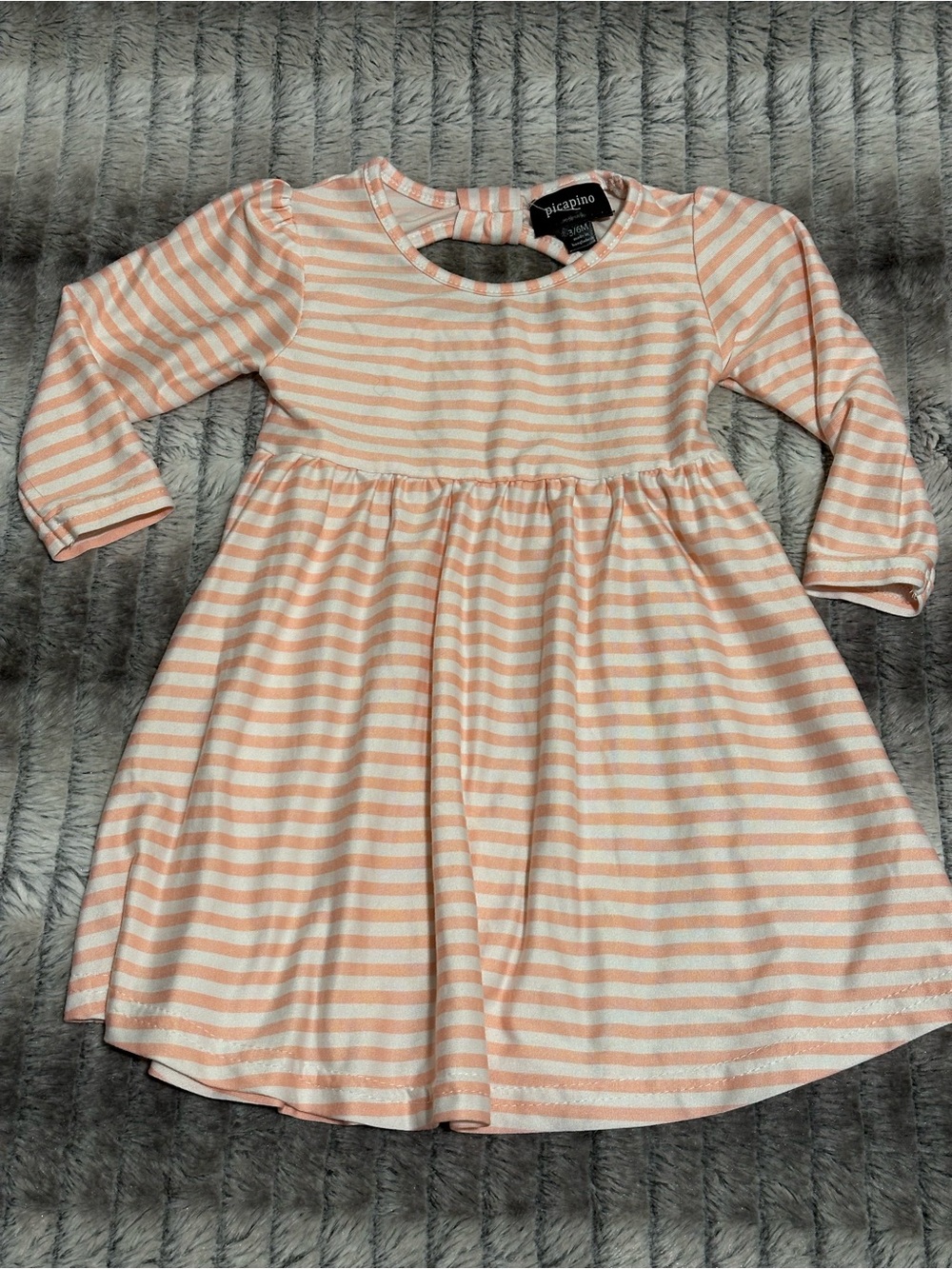 Picapino L/S Infant Summer Dress 
Size 3-6 months